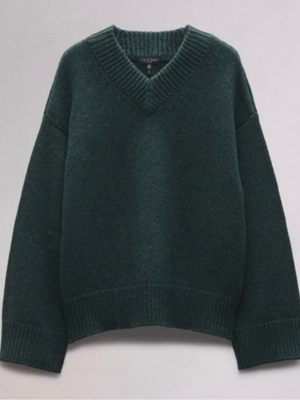 Rag & Bone Danica V-Neck Wool & Cashmere-Blend Sweater